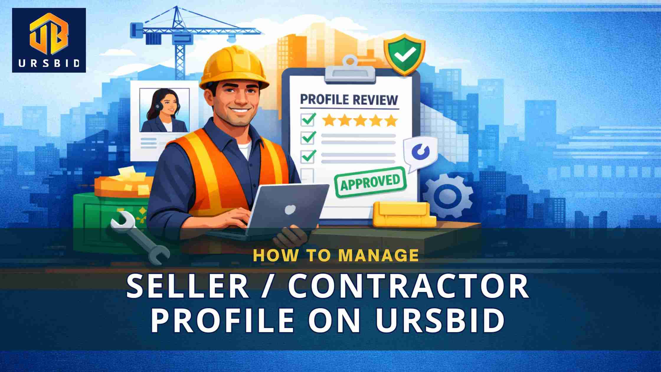 How to Manage Seller / Contractor Profile on URSBID